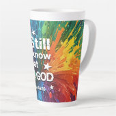 詩篇46-10を知っている カフェラテマグ (右アングル)