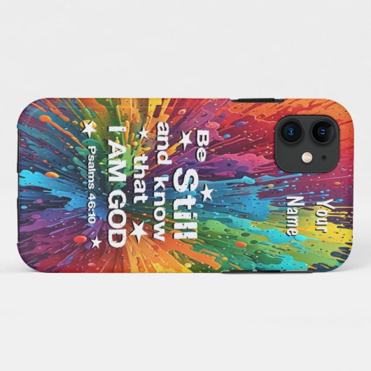 詩篇46-10を知っている Case-Mate iPhoneケース (裏面(横))