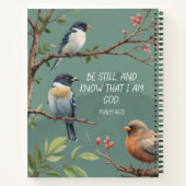 詩篇46:10キリスト教聖書聖句像 ノートブック (裏面)