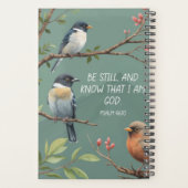 詩篇46:10キリスト教聖書聖句像 プランナー手帳 (裏面)