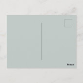 詩篇46:10キリスト教聖書聖句像 ポストカード (裏面)