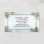 詩篇46:10私が神のクリスマスであることを知っている 名刺 (裏面)