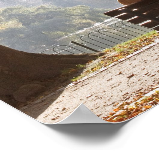 詩篇46:10私が神のポスターであることを知りなさい ポスター (角)