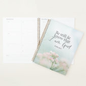 詩篇46:10私が神の聖句であることを知りなさい プランナー手帳 (ディスプレー)