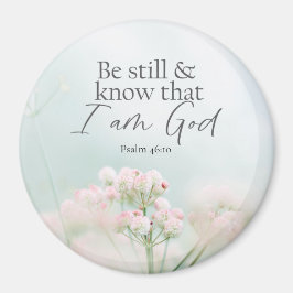 詩篇46:10私が神の聖句であることを知りなさい マグネット