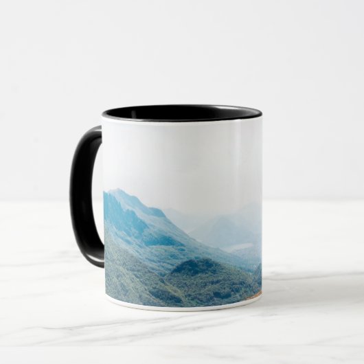 詩篇46:10私が神の聖書であることを知りなさい マグカップ (正面左)