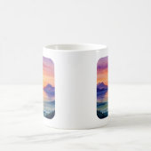 詩篇46:10静かに、私が神マグカップであることを知りなさい コーヒーマグカップ (中央)