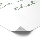 詩篇46:10、聖書の詩のプリント、まだ ポスター (角)