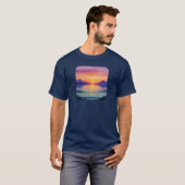 詩篇46:10 黙って、わたしが神であることを知れ マグカップ Tシャツ (正面フル)