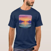 詩篇46:10 黙って、わたしが神であることを知れ マグカップ Tシャツ (正面)