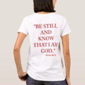詩篇46:10 Tシャツ (裏面)