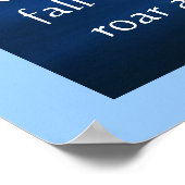 詩篇46:1-3神は我々の皈依と力であるポスター ポスター (角)