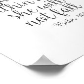 詩篇46:5神は彼女の内にあり、女の子の聖書の聖なる書物、 経典 ポスター (角)