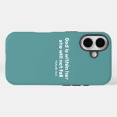 詩篇46:5神は聖書の聖句の中にある Case-Mate iPhoneケース (裏面 (横))