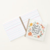 詩篇46:5 神は彼女の内にあり、彼女は倒れない ノートブック (内部)