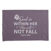 詩篇46:6母の日バイブル聖句ピローケース 枕カバー (正面右)