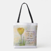 詩篇51:10私に神の清らかなハートを作れ トートバッグ (裏面)