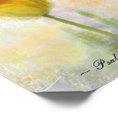 詩篇51:10私に神の清らかなハートを作れ ポスター (角)