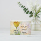 詩篇51:10私に神の清らかなハートを作れ 名刺 (スタンド正面)