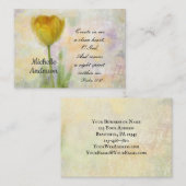 詩篇51:10私に神の清らかなハートを作れ 名刺 (正面/裏面)