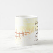 詩篇51:7わたしはわたしを洗い、わたしは雪よりも白くなる コーヒーマグカップ (中央)