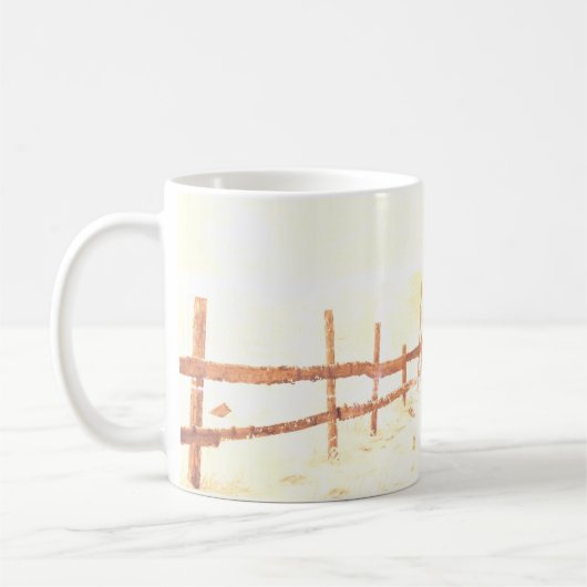 詩篇51:7わたしはわたしを洗い、わたしは雪よりも白くなる コーヒーマグカップ (左)