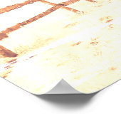 詩篇51:7わたしはわたしを洗い、わたしは雪よりも白くなる ポスター (角)