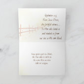 詩篇51:7わたしは雪の聖句より白くなる カード (内部)