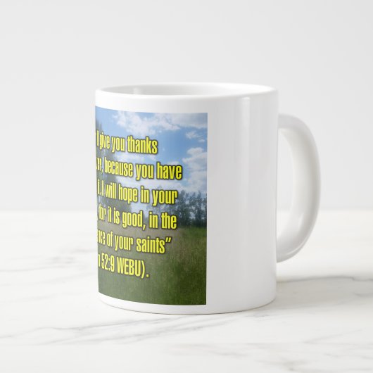 詩篇52:9 WEBU マグ (正面右)