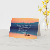 詩篇55:22主に気により投げなさい カード (黄色い花)