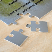 詩篇55:22主に荷を下ろしなさい。 ジグソーパズル (側面)