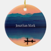 詩篇55:22 主にあなたの思い煩いをゆだねなさい セラミックオーナメント (裏面)