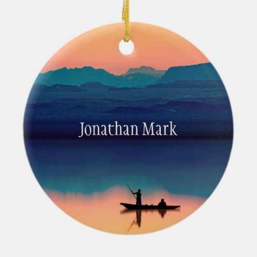 詩篇55:22 主にあなたの思い煩いをゆだねなさい セラミックオーナメント (裏面)