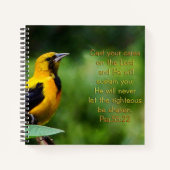 詩篇55:22 感動的 ノートブック (正面)