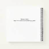 詩篇55:22 感動的 ノートブック (裏面)