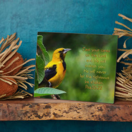 詩篇55:22 感動的 フォトプラーク