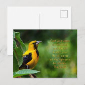 詩篇55:22 感動的 ポストカード (正面/裏面)