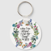 詩篇56:3わたしがあなたに信頼を置くのではないかと思う時 キーホルダー (裏面)