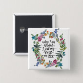 詩篇56:3わたしがあなたに信頼を置くのではないかと思う時 缶バッジ (正面&裏面)