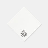 詩篇56:3聖書の聖句アート「わたしはあなたを信頼する」 スタンダードカクテルナプキン (角)