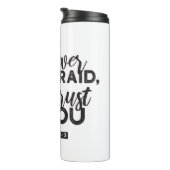 詩篇56:3聖書の聖句アート「わたしはあなたを信頼する」 タンブラー (回転右)