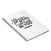 詩篇56:3聖書の聖句アート「わたしはあなたを信頼する」 ノートブック (右側)
