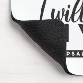 詩篇56:3聖書の聖句アート「わたしはあなたを信頼する」 マウスパッド (コーナー)