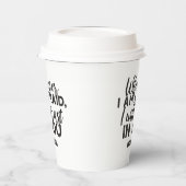 詩篇56:3聖書の聖句アート「わたしはあなたを信頼する」 紙コップ (左)