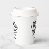 詩篇56:3聖書の聖句アート「わたしはあなたを信頼する」 紙コップ (右)