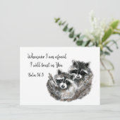 詩篇56:3  私が恐れる時、あなたに信頼する。名言 (スタンド正面)