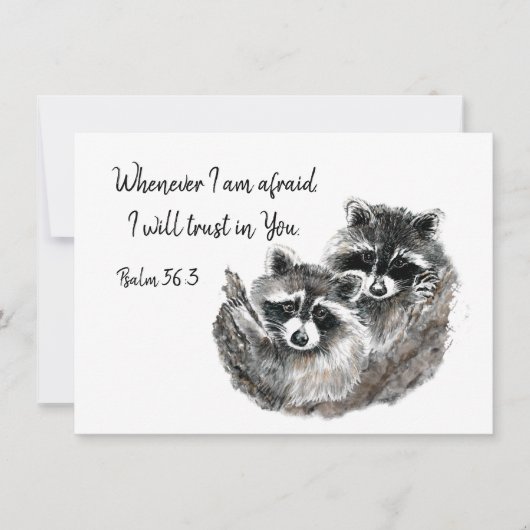 詩篇56:3  私が恐れる時、あなたに信頼する。名言 (正面)