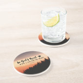 詩篇56:4b神に私は信じる恐れることはない コースター (側面)