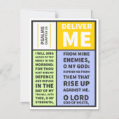 詩篇59章 マグネット招待状 (正面)