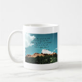 詩篇61:2地球の果てから… コーヒーマグカップ (左)